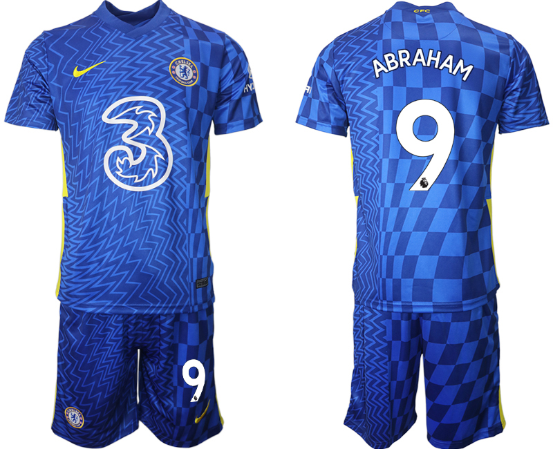 Men 2021-2022 Club Chelsea FC home blue #9 Nike Soccer Jerseys